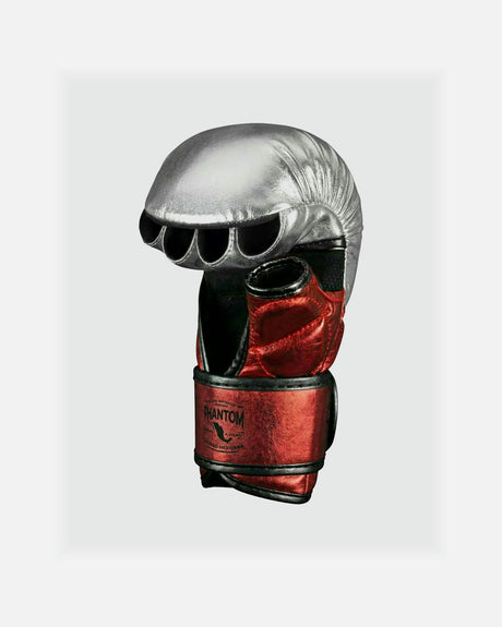 Guanti MMA Phantom Athletics Mexico – Argento/Rosso