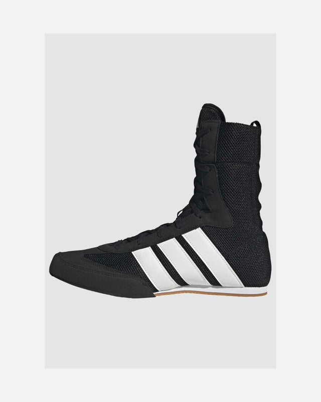Chaussures de boxe Adidas Box Hog Classic – Noir/Blanc