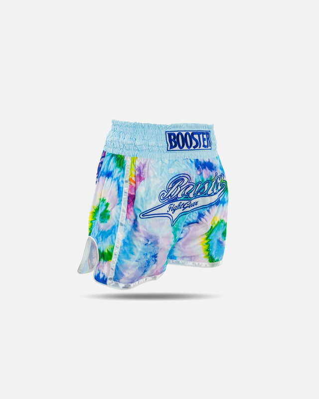 Shorts de Muay Thai Booster TBT Swirl – Bleu