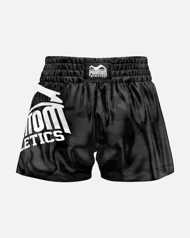 Shorts de Muay Thai Phantom Athletics Camo – Noir