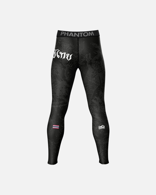 Phantom Athletics Compressie Shorts Muay Thai - Zwart/Grijs