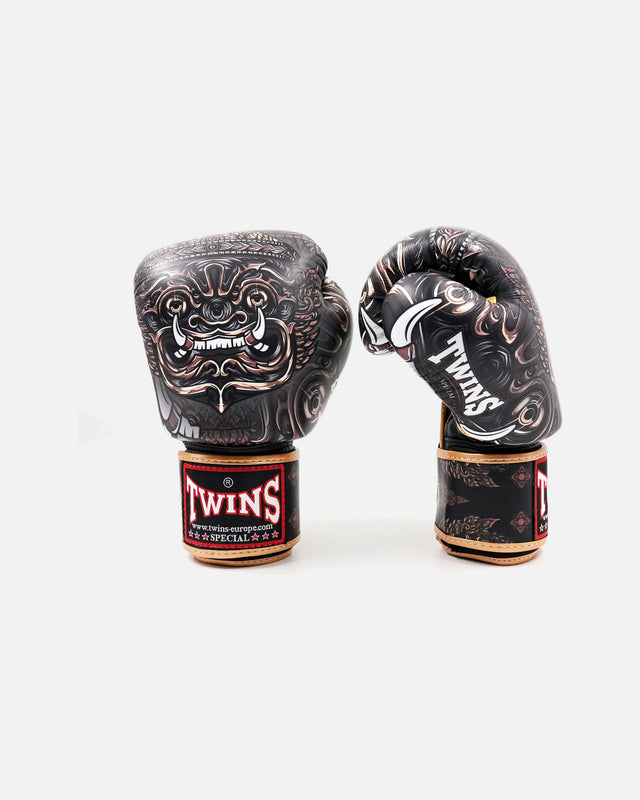 Guantoni da boxe Twins FBGVL4 Yaktai – Nero