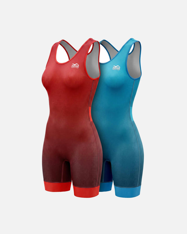 Canotta da lotta Phantom Athletics APEX Donna – Rosso/Blu