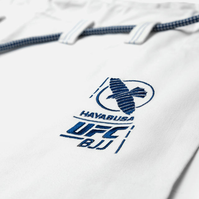 Hayabusa x UFC BJJ-Gi-Hose Twill – Weiß