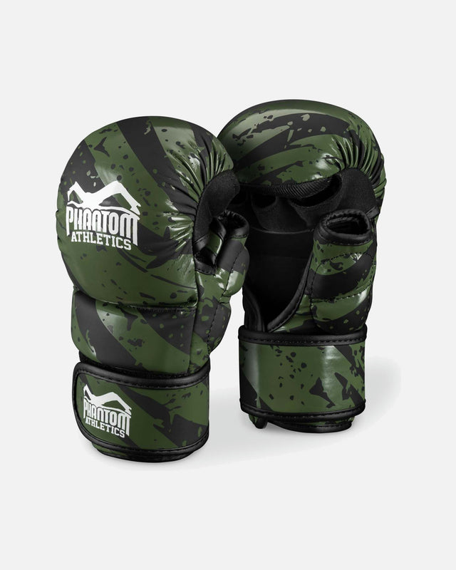 Guantes de MMA Phantom Athletics Camo Tiger – Blanco