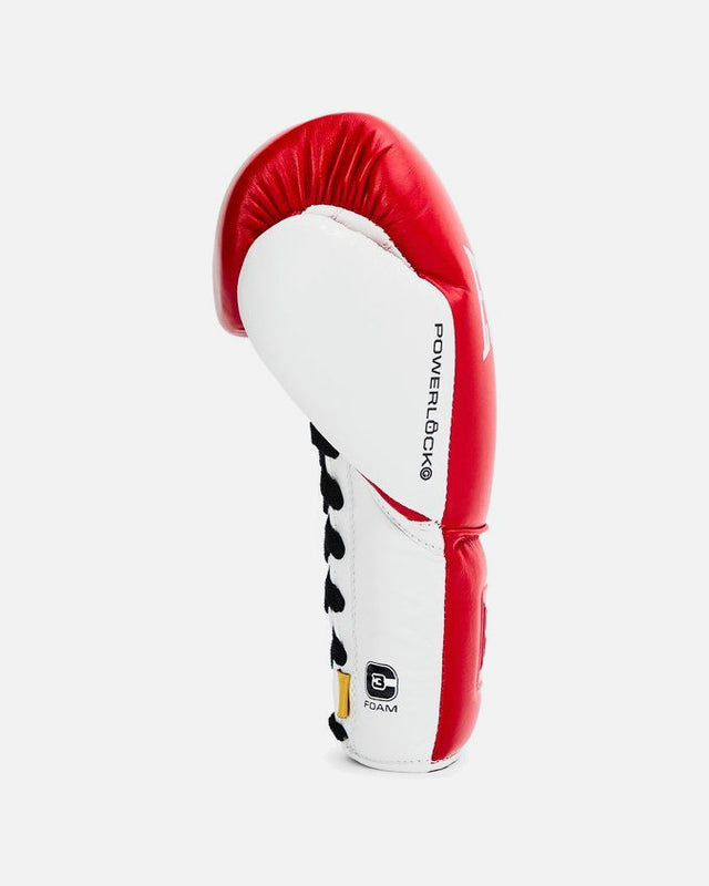 Everlast Profi-Boxhandschuhe Powerlock OG Pro – Rot/Weiß