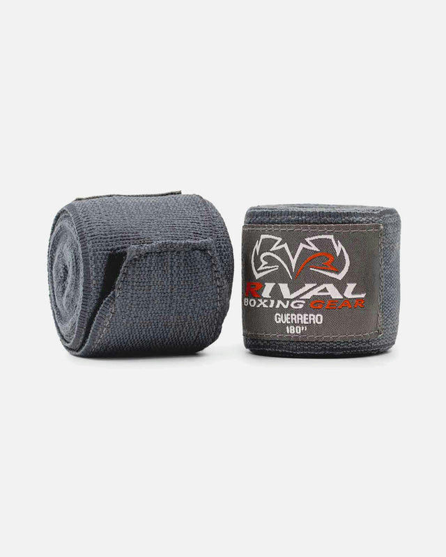 Bandes de boxe Rival Guerrero 450 cm – Gris anthracite