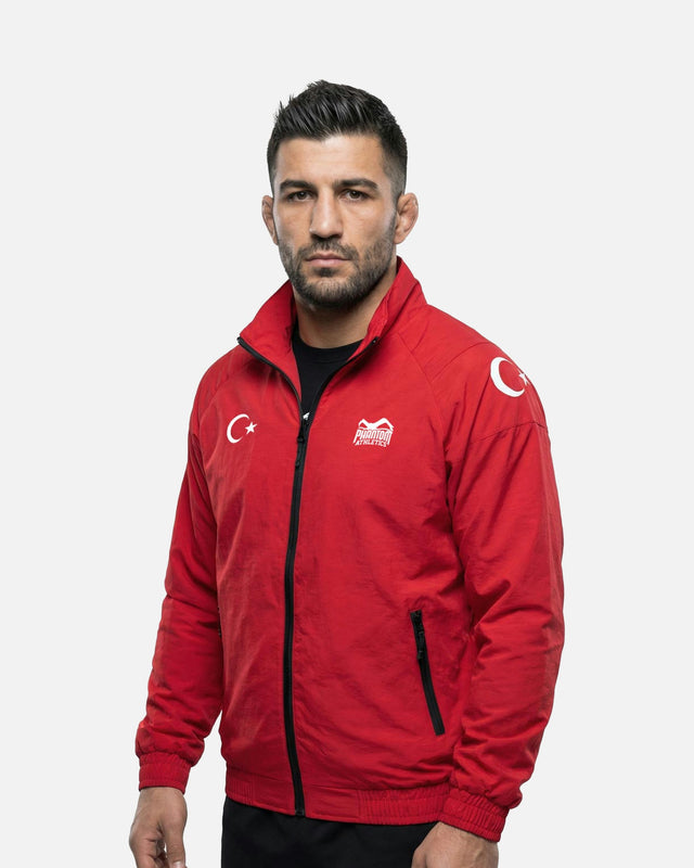 Chaqueta de entrenamiento Phantom Athletics DMC Team Turkey – Rojo/Blanco
