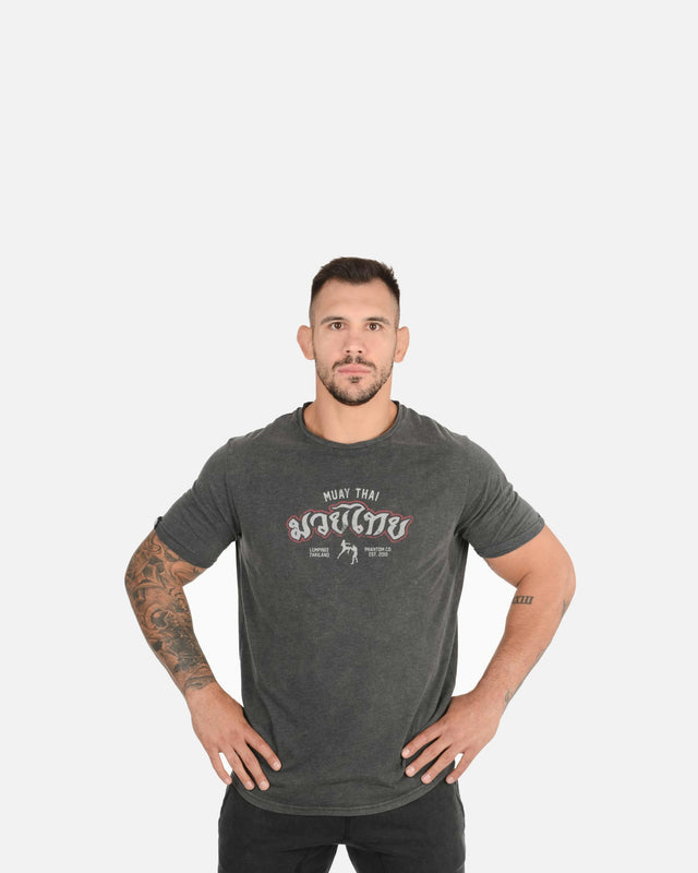Phantom Athletics T-Shirt Muay Thai – Grau
