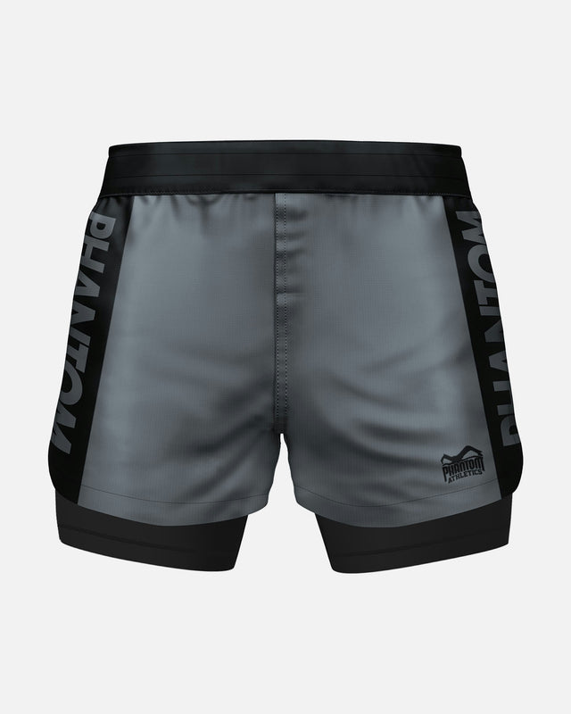 Phantom Athletics Compression Shorts & Spats Fusion 2in1 Apex - Grey