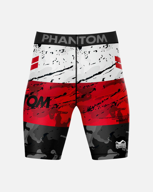 Phantom Athletics Kompressionsshorts Vector Delta – Rot
