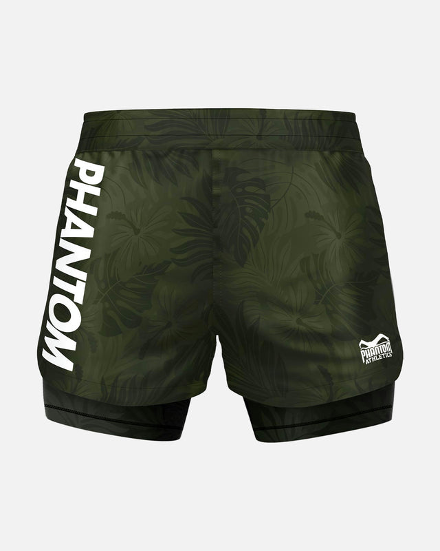 Shorts de MMA Phantom Athletics Fusion 2in1 – Vert