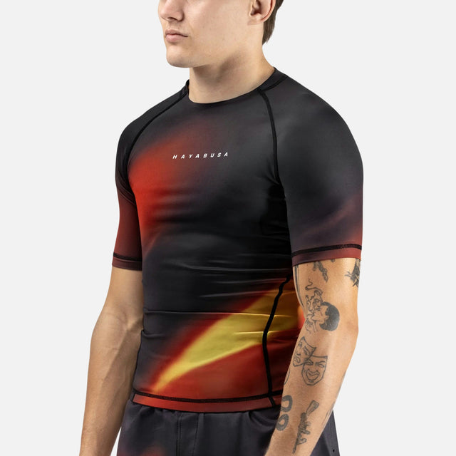 Rashguard Hayabusa Apex Nova Manches Courtes – Orange