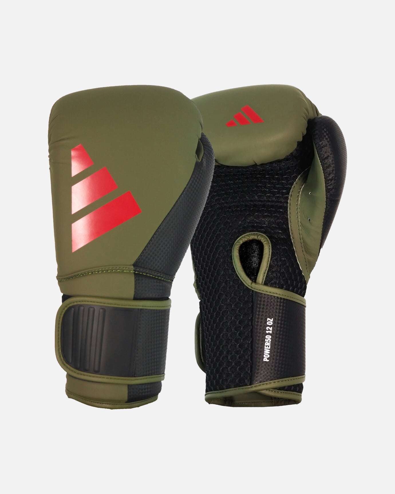 Adidas Boxhandschuhe Power 50 – Grün/Rot