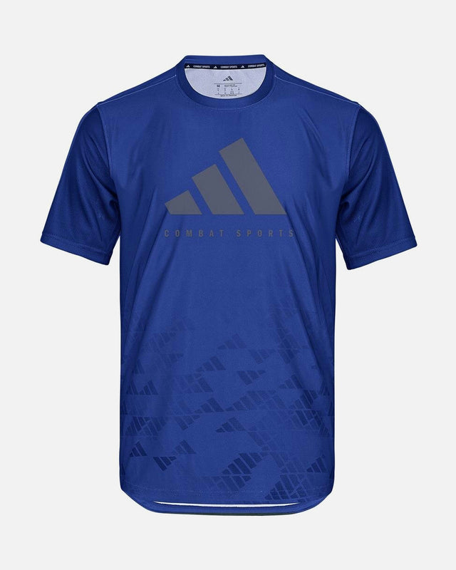 Camiseta Adidas Tech Line – Azul oscuro/Azul