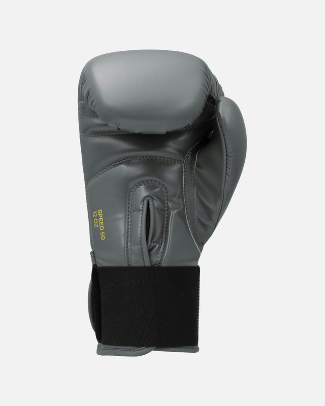 Guantoni da boxe Adidas Speed 50 – Grigio/Oro