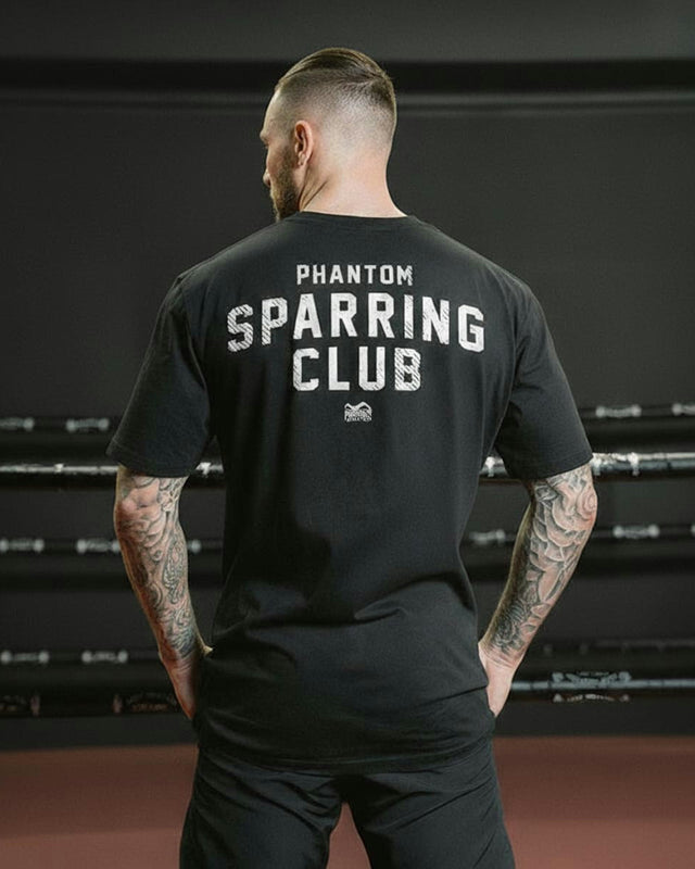 Phantom Athletics T-Shirt Sparring Club Oversize Heavy - Black