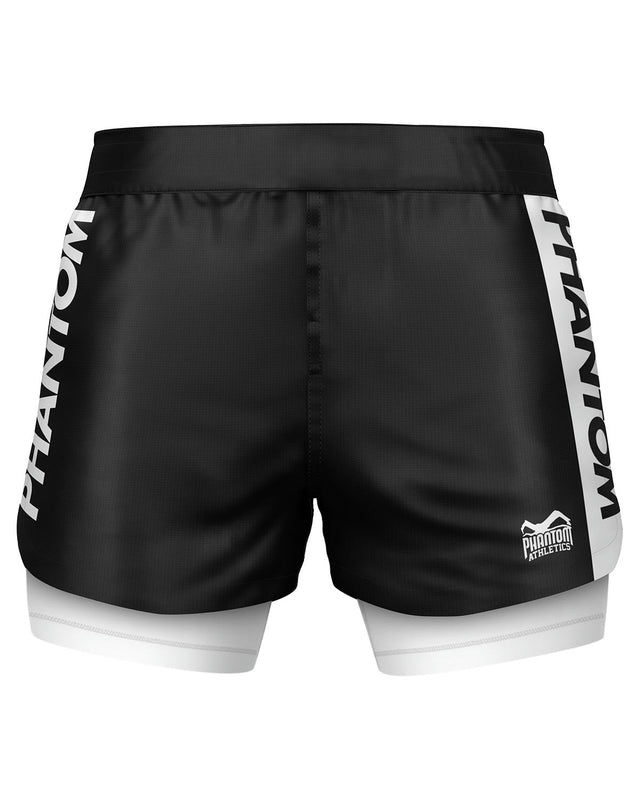 Phantom Athletics Compressie Shorts Fusion-R 2in1 Ranked - Blauw
