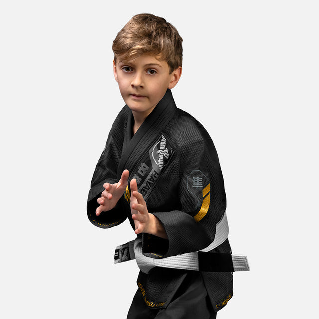 Kimono de BJJ Hayabusa Ascend Niños – Negro