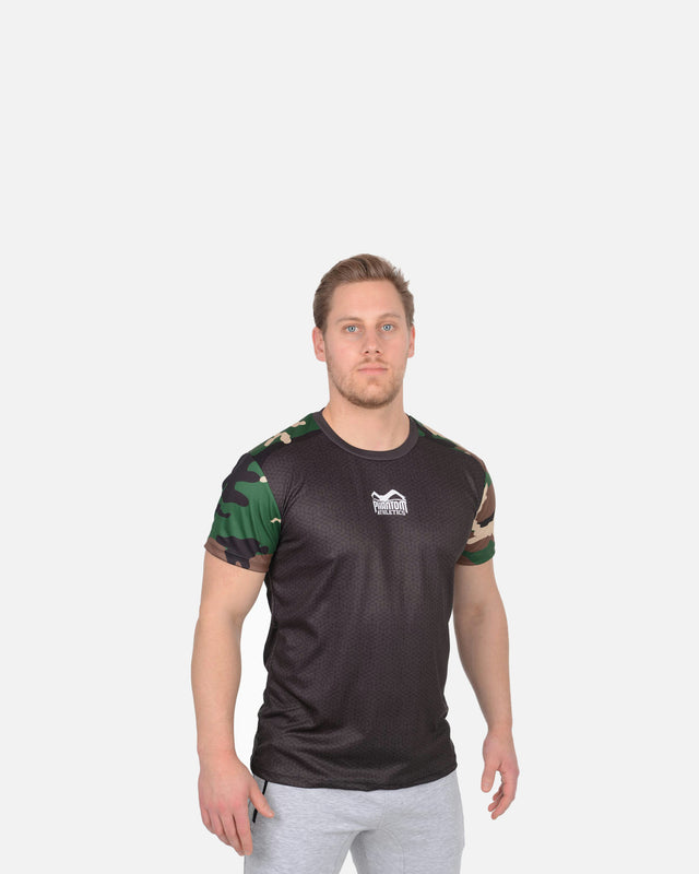 Phantom Athletics T-shirt EVO – Noir/Woodland