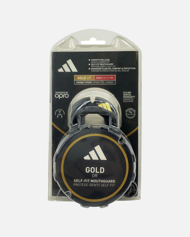 Adidas Mundschutz OPRO Gen4 Gold-Edition – Schwarz