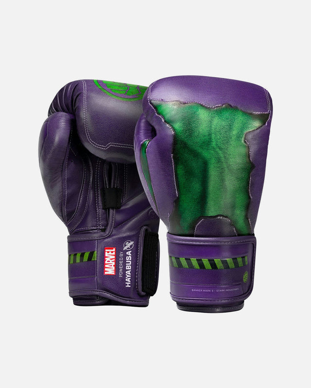 Guantes de boxeo Hayabusa Hulk – Púrpura/Verde