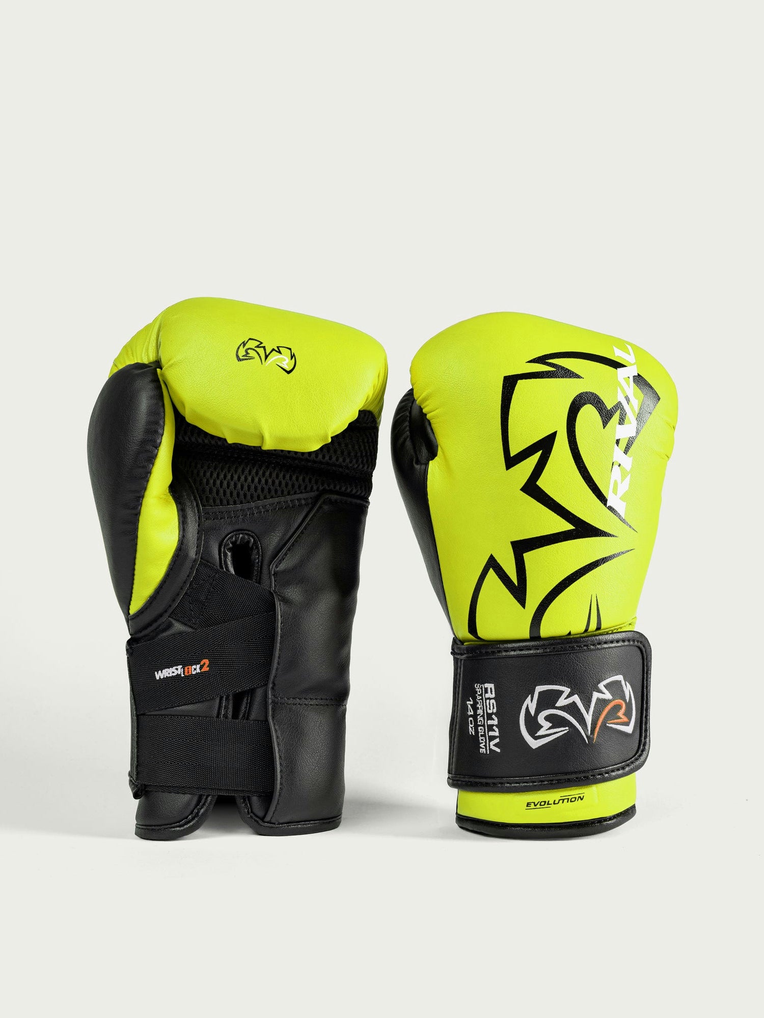 Rival Bokshandschoenen Evolution RS11V Sparring - Limoen