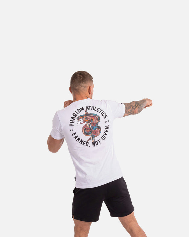T-Shirt Phantom Athletics Serpent – Blanc