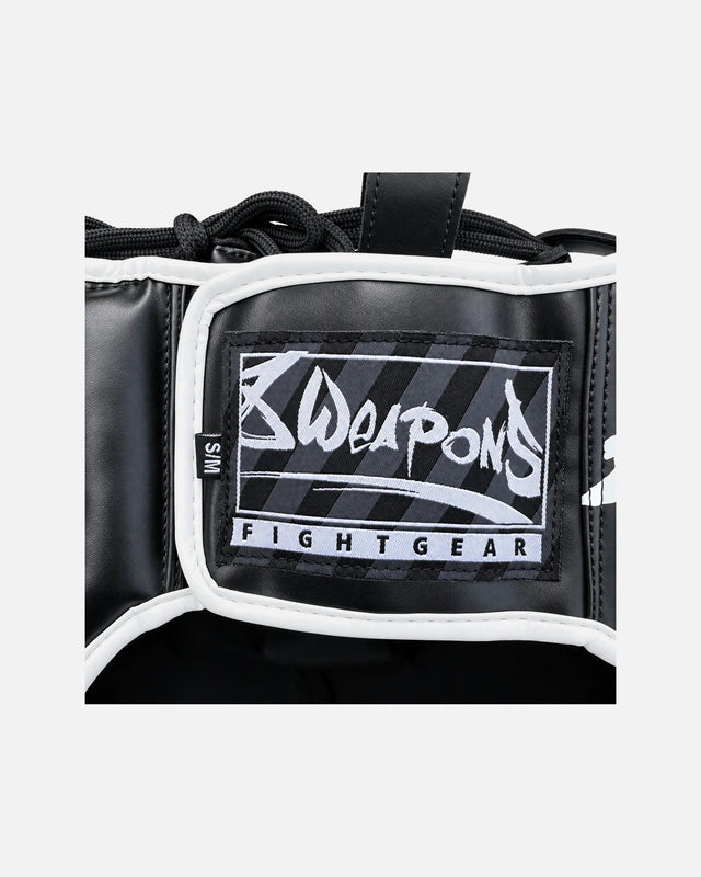 Casco de boxeo 8 WEAPONS Unlimited 2.0 – Negro/Blanco