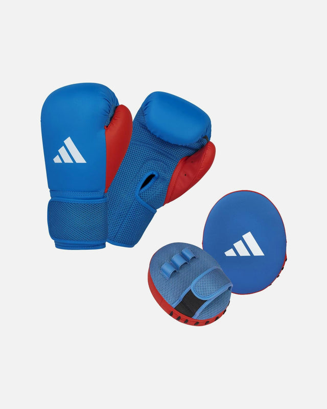 Guantoni da boxe Adidas Kit 2 Bambini – Blu/Rosso