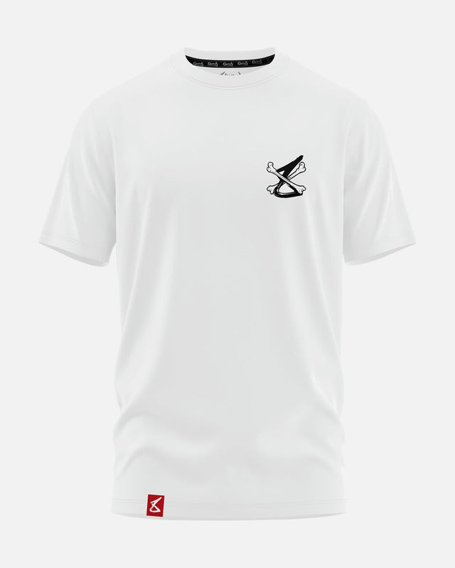 T-shirt 8 WEAPONS Skeleton – Blanc