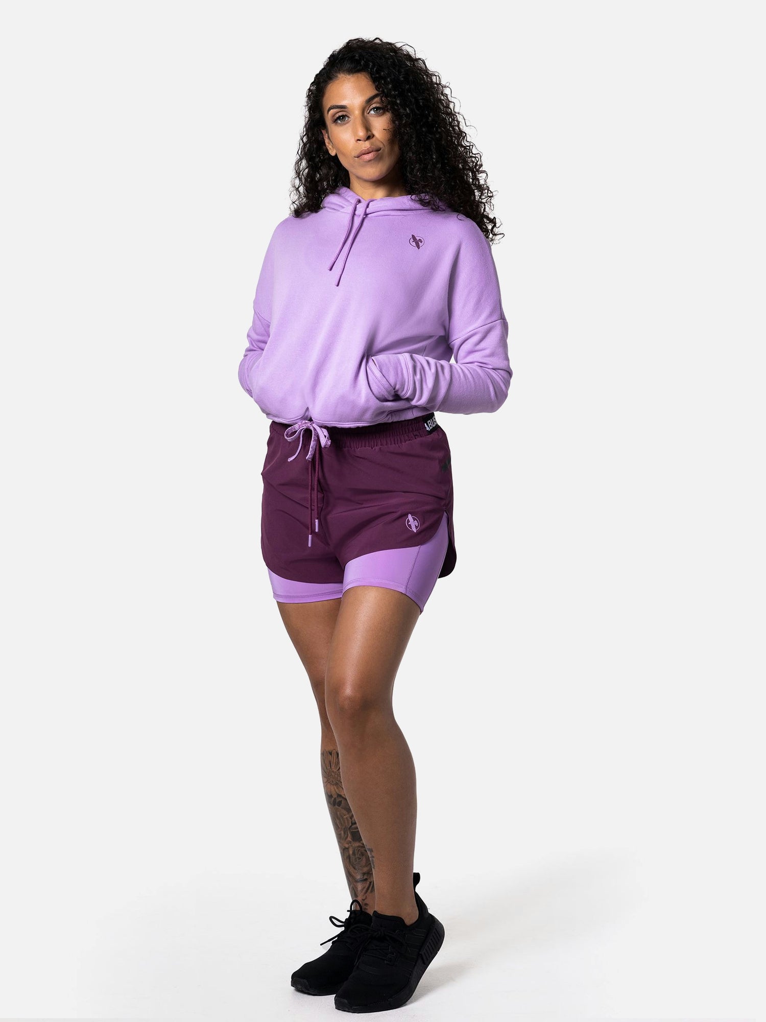 Pantaloncini da allenamento Hayabusa da donna – Vino