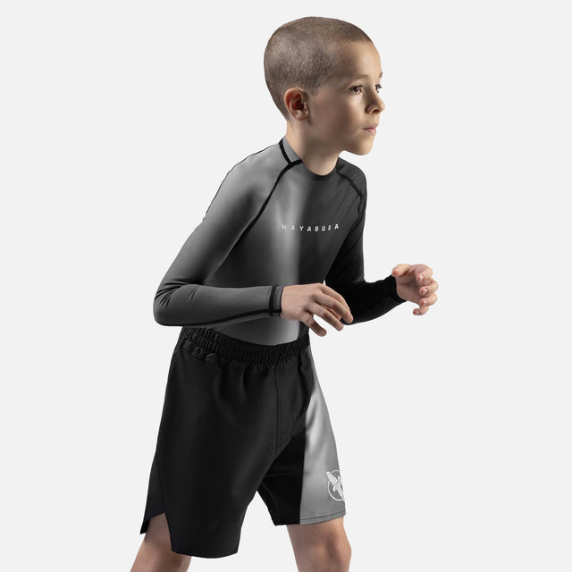 Shorts de MMA Hayabusa Apex Nova Enfant – Noir