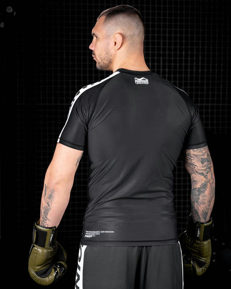 Phantom Athletics Rashguard EVO Apex Krátké rukávy – Černý