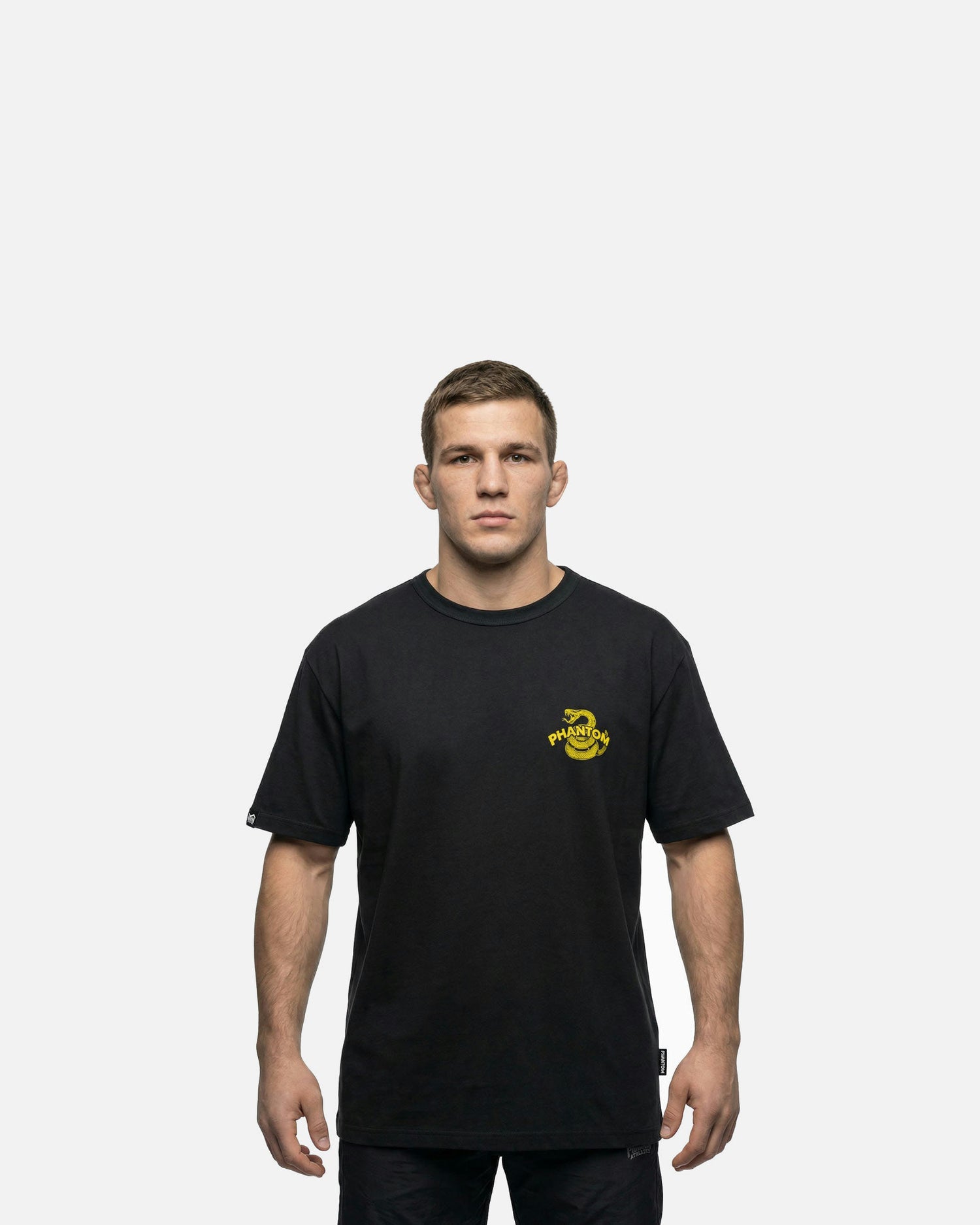 T-Shirt Phantom Athletics DON'T TREAD ON ME – Nero/Giallo
