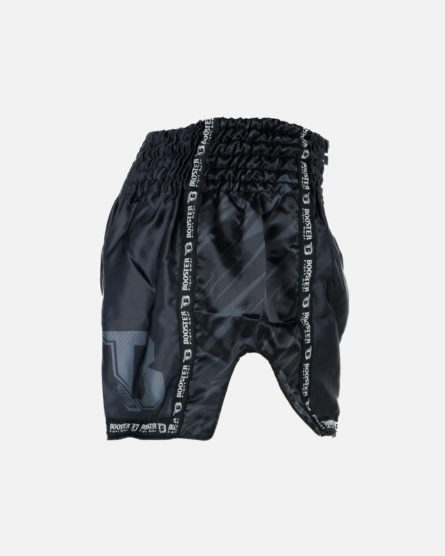 Pantaloncini Muay Thai Booster Combat Series 4 Bambini - Nero