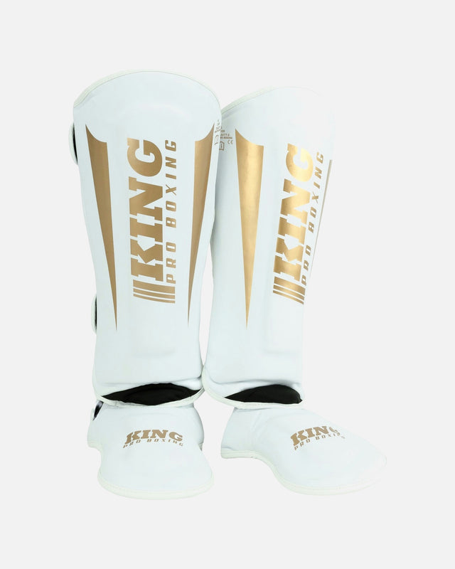 Protège-tibias King Pro Boxing Revo – Blanc