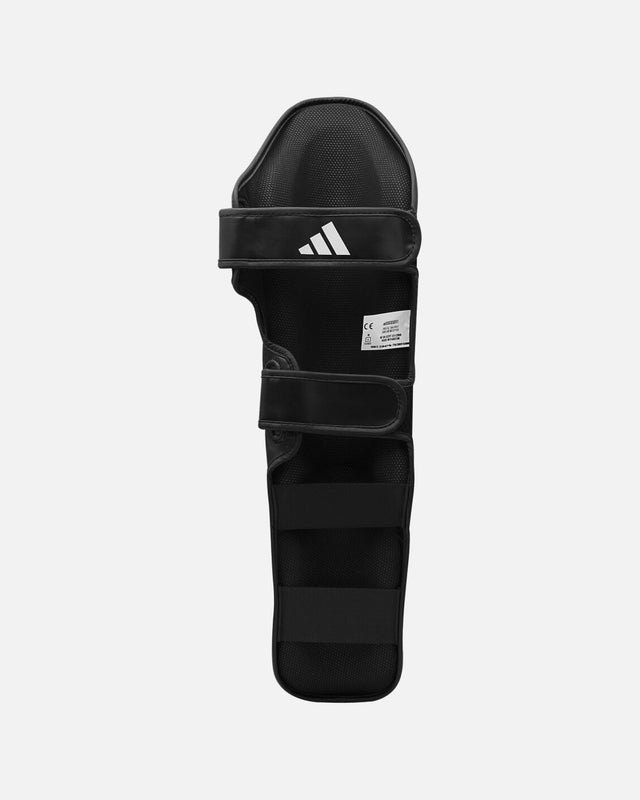 Paratibie Adidas Speed Thai Shin-n-Step – Nero/Bianco