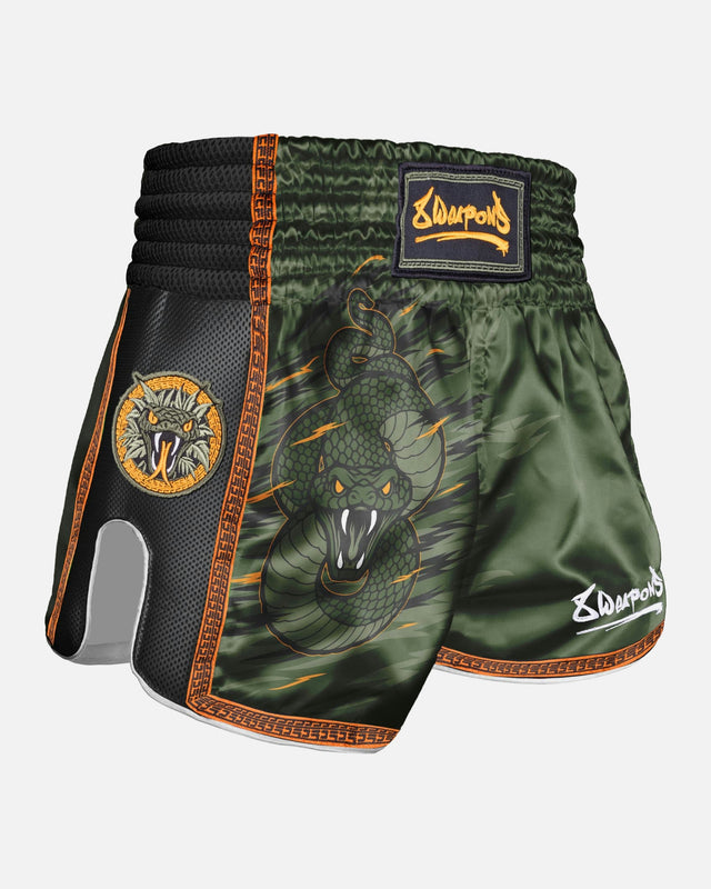 8 WEAPONS Muay Thai Shorts Beastial Viper – Khaki