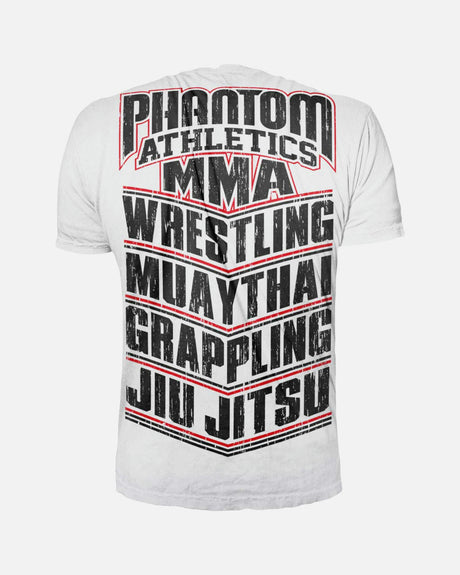 Phantom Athletics T-Shirt EVO MMA Sports – Weiß