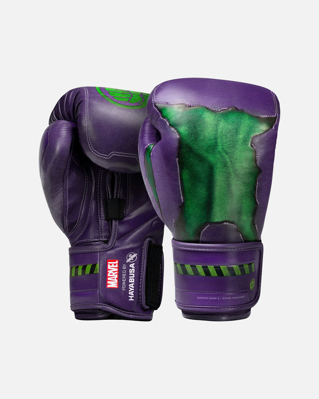 Guantes de boxeo Hayabusa Hulk – Púrpura/Verde