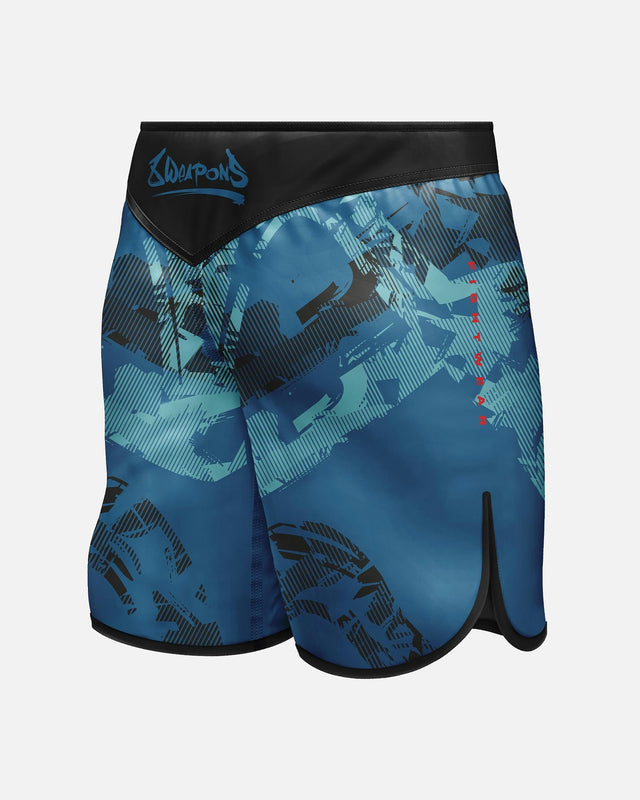 8 WEAPONS MMA-Shorts Hit 2.0 – Marineblau/Schwarz
