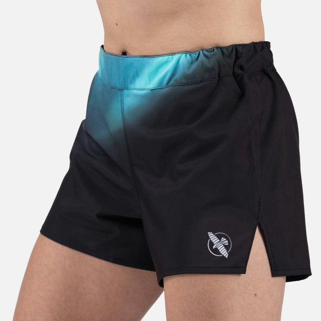 Shorts de MMA Hayabusa Apex Nova Lightweight Femme - Bleu canard