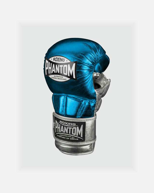 MMA rukavice Phantom Athletics Mexico – Světle modré/Stříbrné