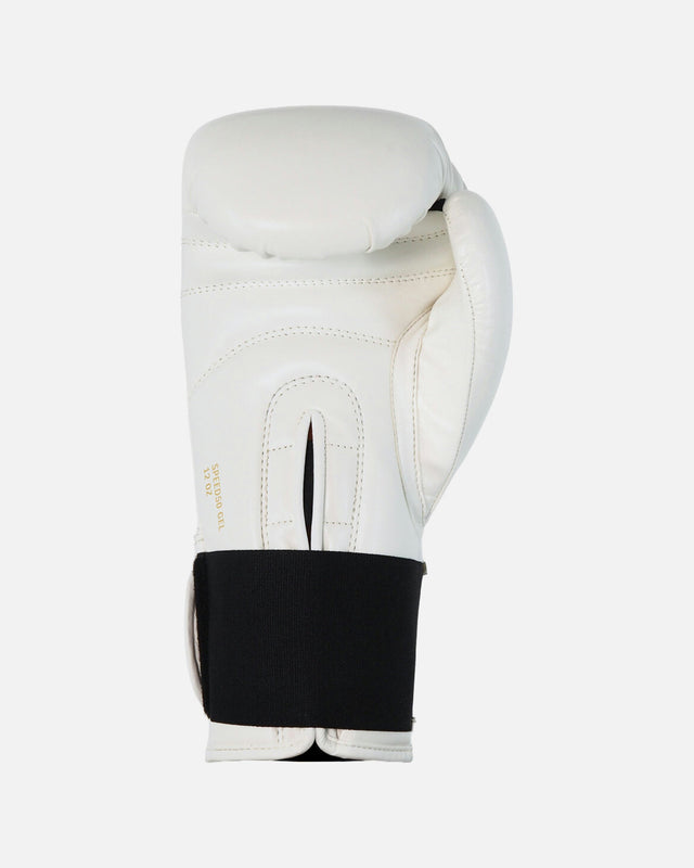 Guantes de boxeo Adidas Speed 50 – Blanco/Oro