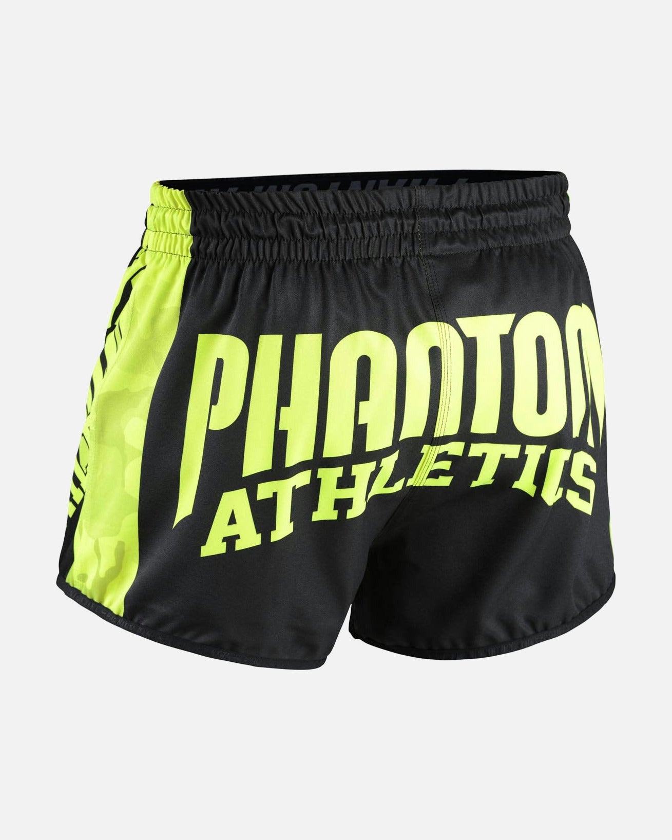 Pantalones de Muay Thai Phantom Athletics Revolution – Negro/Neón