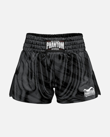 Shorts de Muay Thai Phantom Athletics Tiger Camo – Gris