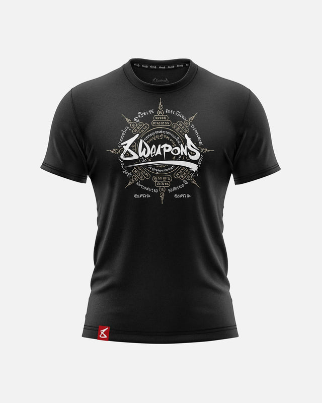 T-shirt 8 WEAPONS 8 Ways Yant 2.0 – Nero/Sabbia
