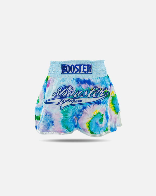 Shorts de Muay Thai Booster TBT Swirl – Bleu
