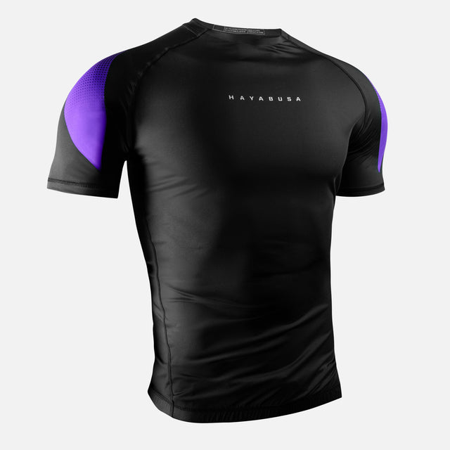 Hayabusa Rashguard Pro Ranked Kurzarm – Violett